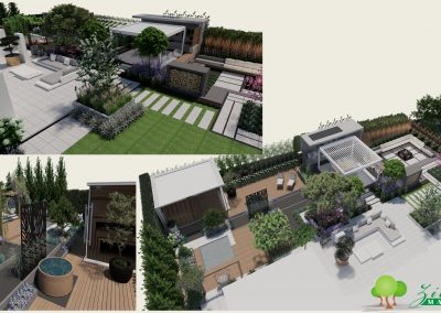 Projektowanie i zakładanie ogrodów nowoczesnych.